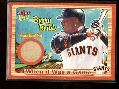 2002 Fleer Ultra Barry Bonds When it Was a Game 069/200 - Image 1 of 2