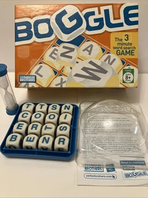 Boggle The 3 Minute Word Search Game Parker Brothers Hasbro 2005 - Image 1 of 4