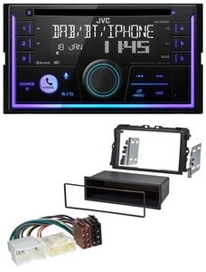 JVC MP3 USB 2DIN DAB Bluetooth CD Autoradio für Opel Vivaro (2011-2015) - Bild 1 von 8