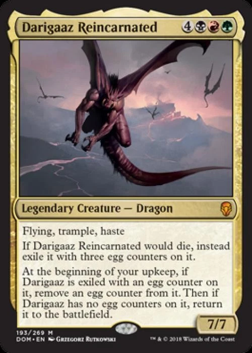 Darigaaz Reincarnated -Foil Light Play MTG Dominaria - Image 1 of 1