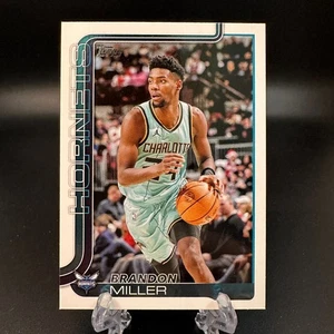 2025-26 Topps Basketball Brandon Miller #68 Charlotte Hornets - Picture 1 of 2