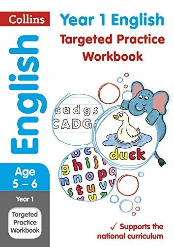 Year 1 English Targeted Practice Workbook: 2019 tests (Collins KS1 Revision an, - Image 1 of 1
