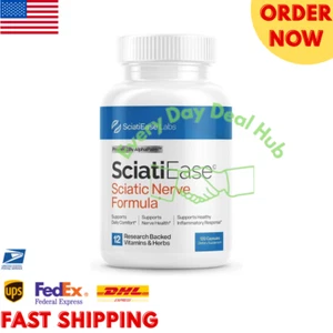SciatiEase Sciatic Nerve Health Support Supplement 120 CT - SAME DAY SHIPPING - Picture 1 of 1