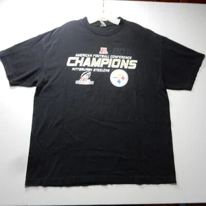 PITTSBURGH STEELERS 2010 AFC CHAMPIONS T-SHIRT XL T-SHIRT HERREN DAMEN T-SHIRT - Bild 1 von 6