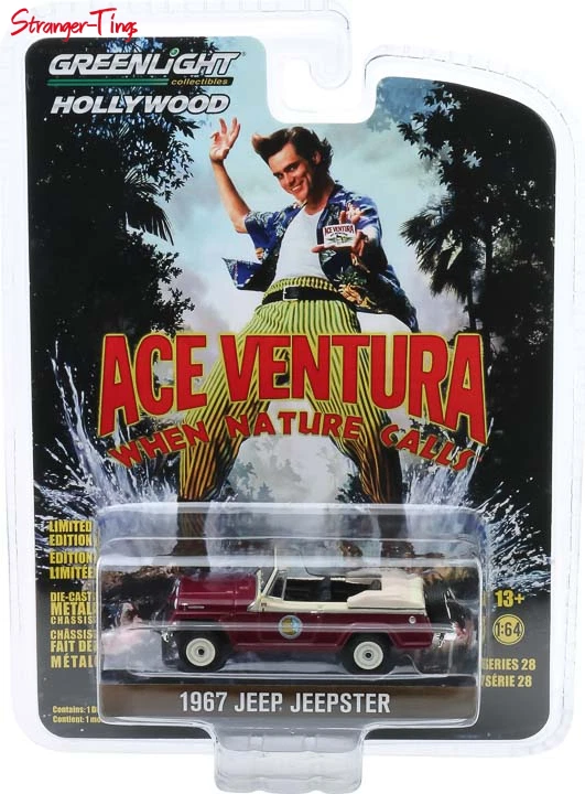 Jeep Jeepster 1967 Greenlight 44880-F 1/64 Ace Ventura/When Nature Calls Foto 1 de 1