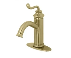 Royale LS541RLAB Single-Handle 1-Hole Deck Mount Bathroom Faucet with Push... - Picture 1 of 3