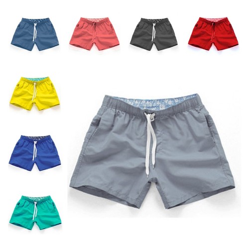 Summer Mens Beach Shorts Casual Qui Dry Polyester Surfing Swimwear eBay