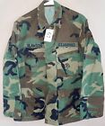 USMC 1988 Woodland Camo Twill Shirt Small Short Used 1067