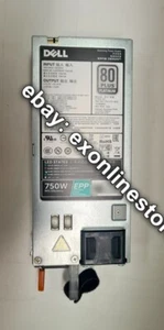 8H33M - Dell 750W 80+ Platinum R530,R630,R730,T730,R540,R640,R740,R940,T430,T630 - Picture 1 of 1