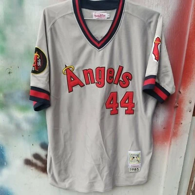 Mitchell & Ness Reggie Jackson California Angels Stitched 1985 Jersey Size 52 - Image 1 of 4