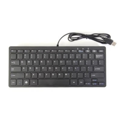 Ultra Thin Wired USB Mini PC Keyboard for PC Apple Mac Laptop Notebooks - Image 1 of 4