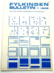 FYLKINGEN BOLETÍN 1, 1968. Carl Lesche: Teknikens Världsäskadning Y ... - Imagen 1 de 3