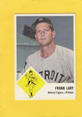 1963 Fleer #14 Frank Lary Detroit Tigers EX/NM Lot # 19485 - Image 1 of 2