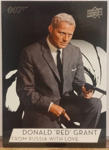 Upper Deck 2019 James Bond 007 Collection Black Base 'Donald Grant' #106
