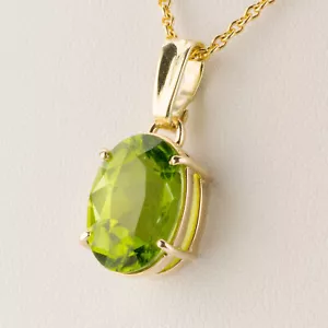Anhänger (585er Gold) mit Peridot - Bild 1 von 4