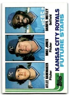 1982 Topps Royals Future Stars - Hammaker/Mike Jones/Darryl Motley Rookie 6 #471 - Image 1 of 2