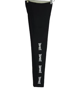 Tapout Official Merchandise Leggings Women's Size Small Black Stretch Logo Print - Picture 1 of 18