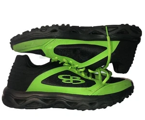 Zapatos Boombah Turf Talla 11 Verde Lima/Negro - Imagen 1 de 9