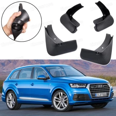 Car Mud Flaps Splash Guard Fender Mudguard for Audi Q7 S-Line 2016 2017 2018 - Image 1 of 4