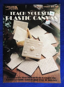 Teach Yourself Plastic Canvas Leisure Arts Leaflet 1420 by Cristel Shelton c1992 - Picture 1 of 1
