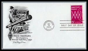 US FDC # 1260 5c Amateur Radio Artmaster 1964, 9L414 - Picture 1 of 1