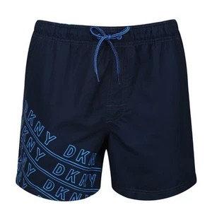 Pantalones cortos de natación DKNY Anguila para hombre azul marino - Imagen 1 de 2