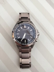 Citizen Attesa Eco-Drive H149-S096073 Titan Funk Solar Herrenuhr Japan - Bild 1 von 24