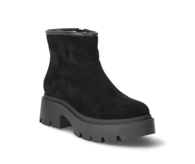 Botas femininas No Boundaries aconchegantes sola de espuma com memória forrada de pele, preta, tamanho 7 - Imagem 1 de 4