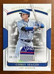 Panini 2018 Gioco Tesori Nazionali Usato Patch Etichetta Majestic /10 COREY SEAGER - Foto 1 di 2