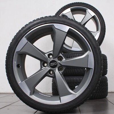 19 Zoll original Audi A4 S4 8W B9 8W0601025CG Rotor Alufelgen Winterreifen Neu - Bild 1 von 4