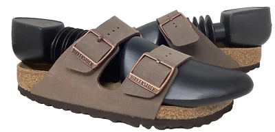 Birkenstock Women's Arizona Double Buckle Slide Sandals Brown Size:7 70M - Image 1 of 4