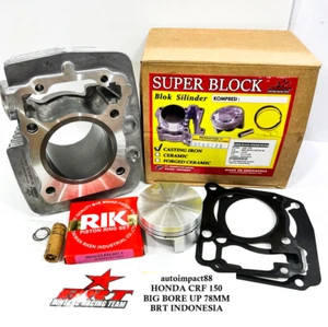 Cylinder Barrel BRT Racing Big Bore 78mm 276cc Honda CRF150F CRF 150 F 2017 - Picture 1 of 6