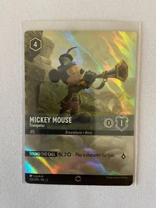 2024 Disney Lorcana Enchanted Mickey Mouse Trumpeter #220 - Picture 1 of 2