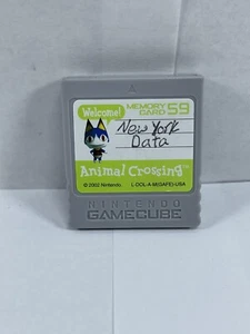 Scheda di memoria OEM Nintendo GameCube Animal Crossing DOL-008 59 blocchi TESTATA! - Foto 1 di 7
