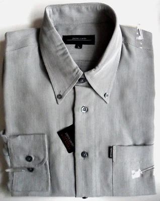 Pierre Cardin Shirt Long Sleeve Blue Button Down Collar Men's Sizes: M L XL - Image 1 of 4