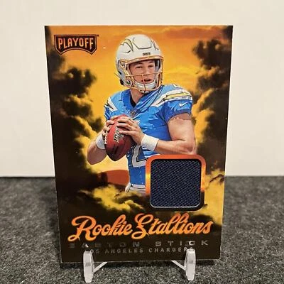 2019 Panini Playoff Easton Stick RS-31 Rookie Stallions MEM Los Angeles Chargers - Image 1 of 2