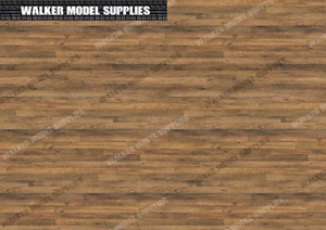 Pavimento/garage rustico in legno scala 1:24. Design 6 - Foto 1 di 2