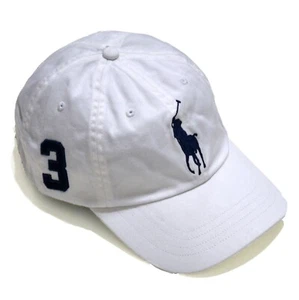 ¡NUEVO! POLO Ralph Lauren Para hombres BIG PONY Clásicos Golf Deporte Sombrero-Blanco/Negro - Imagen 1 de 3