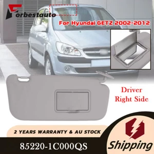 Sun Visor Right Side RH Gray For Hyundai GETZ 2002-11 852201C000QS High Quality - Picture 1 of 10