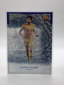 JUEGO DE EQUIPO TOPPS BARCELONA 2022/23 LÁMINA DE HIELO MARCOS ALONSO - Imagen 1 de 2