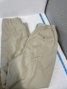 Pantalones chinos para mujer Talbots David Brooks plisados delanteros pierna recta Petite 6 - Imagen 1 de 7