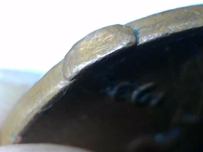 1937 Lincoln Wheat  Cent - Collar Break Mint Error - Image 1 of 4