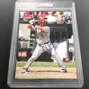 Albert Pujols Signed 8x10 Photo PSA/DNA Encapsulated Auto Grade 10 - Picture 1 of 4