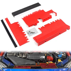 for Subaru WRX / WRX STI 2015-2020 Red Water Tank Cooling Plate Radiators Cover - Picture 1 of 8
