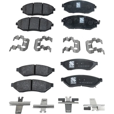 Juego de pastillas de freno delanteras y traseras NAO para Suzuki Verona 2004-2006 Epica 2004-2006 Foto 1 de 4