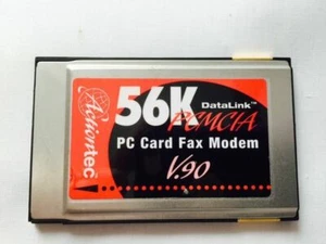 ActionTec FM560LK DataLink 56K Fax/Modem PCMCIA PC Card V.90 A321st - Afbeelding 1 van 2