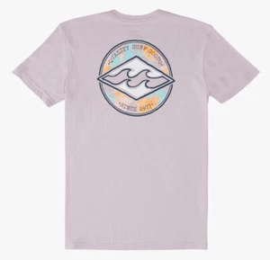 Billabong Kids' Boys' Youth Rotor Diamond Graphic Tee T-Shirt in Light Lavender - Picture 1 of 2