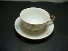 Vintage Lefton China Teacup and Saucer Hand Painted 50th Anniversary #1147 