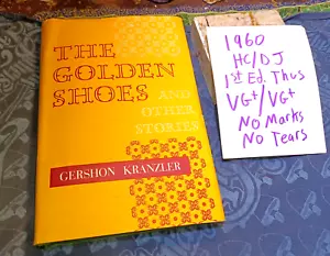 1960 HC/DJ 1st ed. THE GOLDEN SHOES AND OTHER STORIES Gershon Kranzler VG+/VG+ - Picture 1 of 24