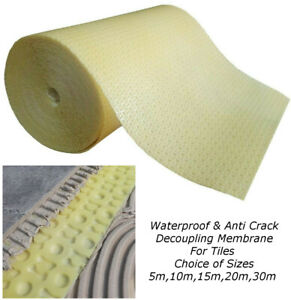 Decoupling, Anti Crack Waterproofing Membrane Mat for Tiles - Premium Pro Yellow